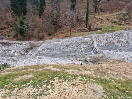 Sanacijska obnova vodotokov in hudournikov po poplavah na Klemenčevem (6)